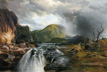スペリオル湖の荒野 ロッキー山脈学校 トーマス・モラン Oil Paintings
